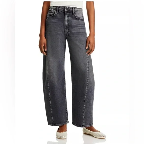 Mother The Half Pipe Flood High Rise Jeans in Outta Sight size 25 - Picture 11 of 14